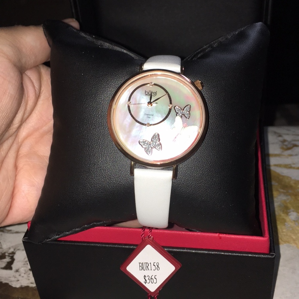 Genuine Mother of Pearl Dial in Rose Gold